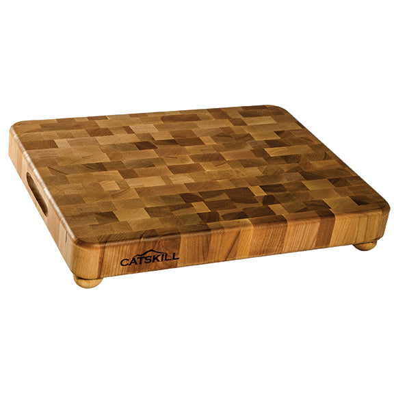 End Grain Chopping Block w. Feet