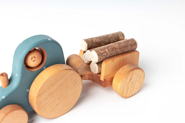 Wooden Tractor Toy