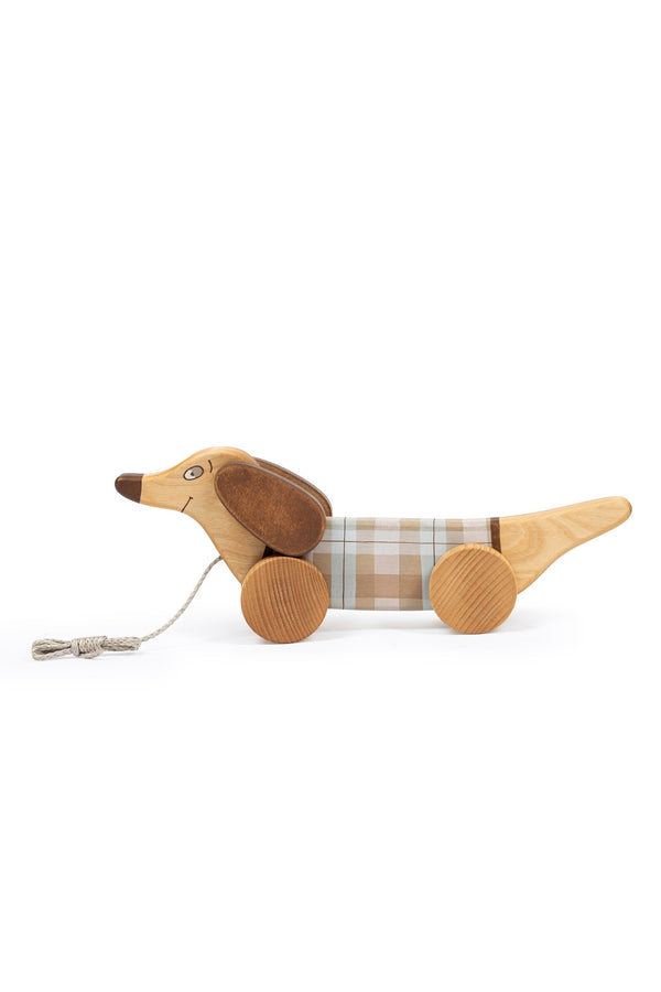 Wooden Pull Toy - Sausage Dog