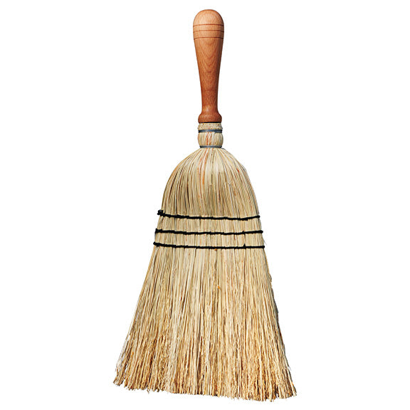 Beech Handle Rice Straw Hand Broom