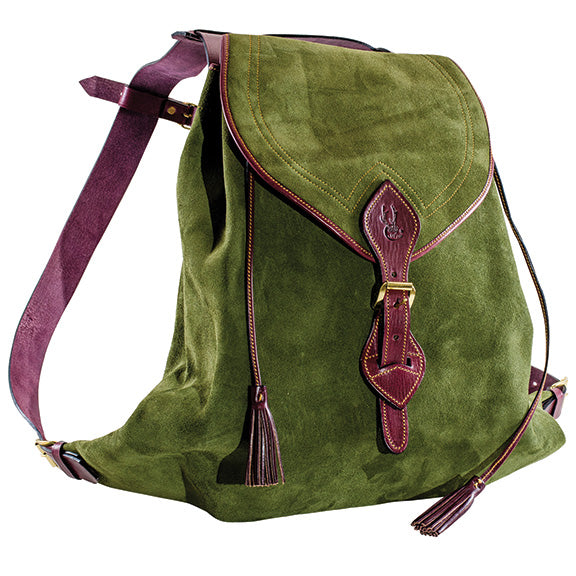 Green Suede Rucksack