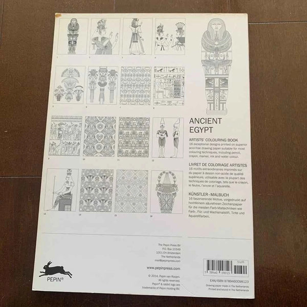 PEPIN Artists' Coloring Books - ANCIENT EGYPT